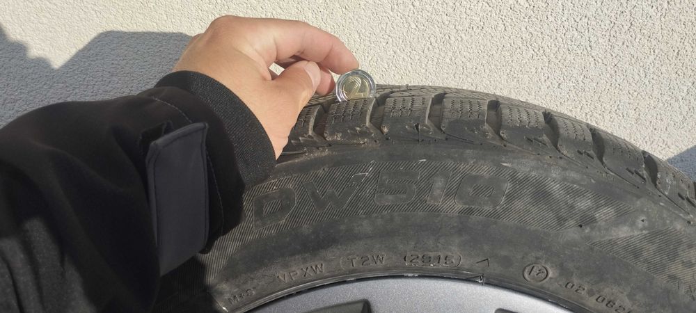 Оригинални джанти с нова боя 16 5х112 Мерцедес + зимни гуми