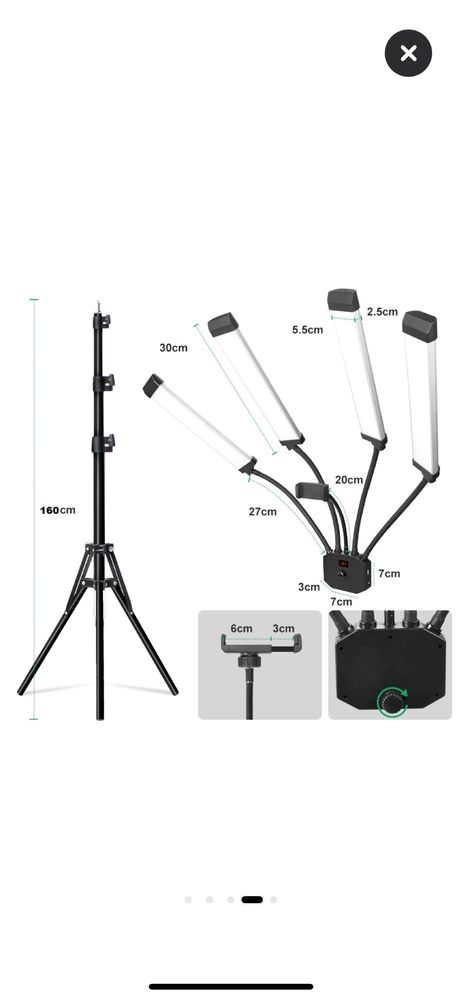 Lampa led 4 brate