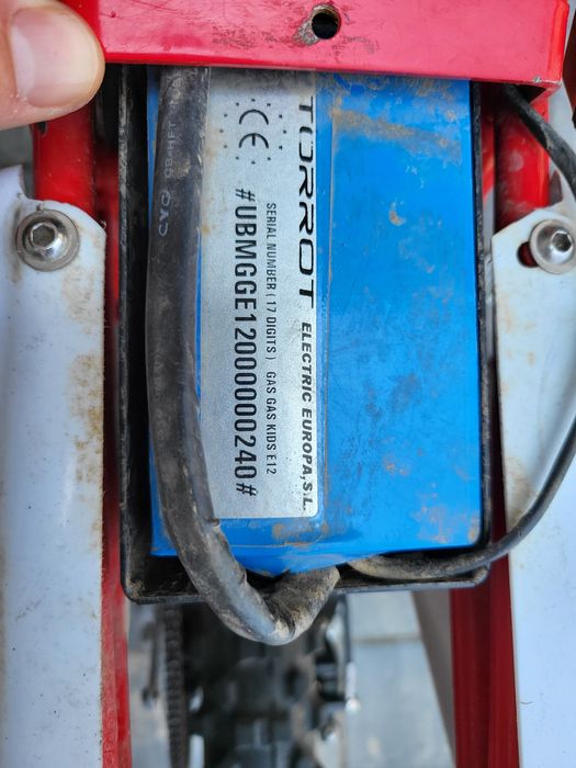 Gasgas  Torrot electric e12 copil cross enduro 12" putere/regenerare