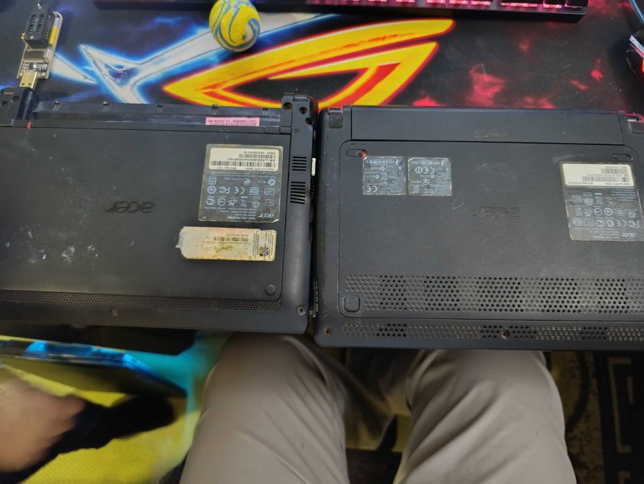 Продам 2 нетбука на запчасти или под восстановление — почти даром!