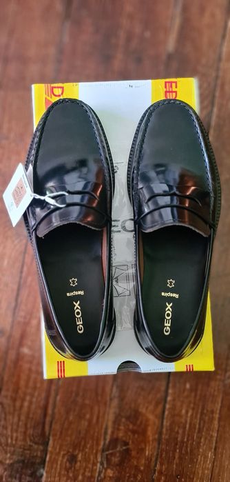 Мъжки кожени мокасини/обувки Geox
