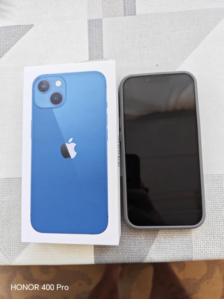 IPhone 13 Blue 128 гб. Перфектен без Забележки