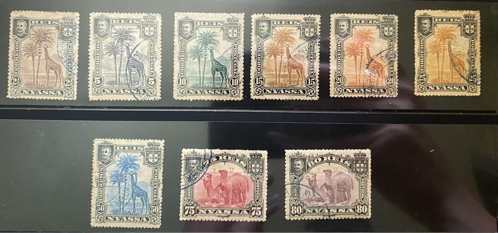 Set complet Mozambique Nyassa Company, 1910-1918