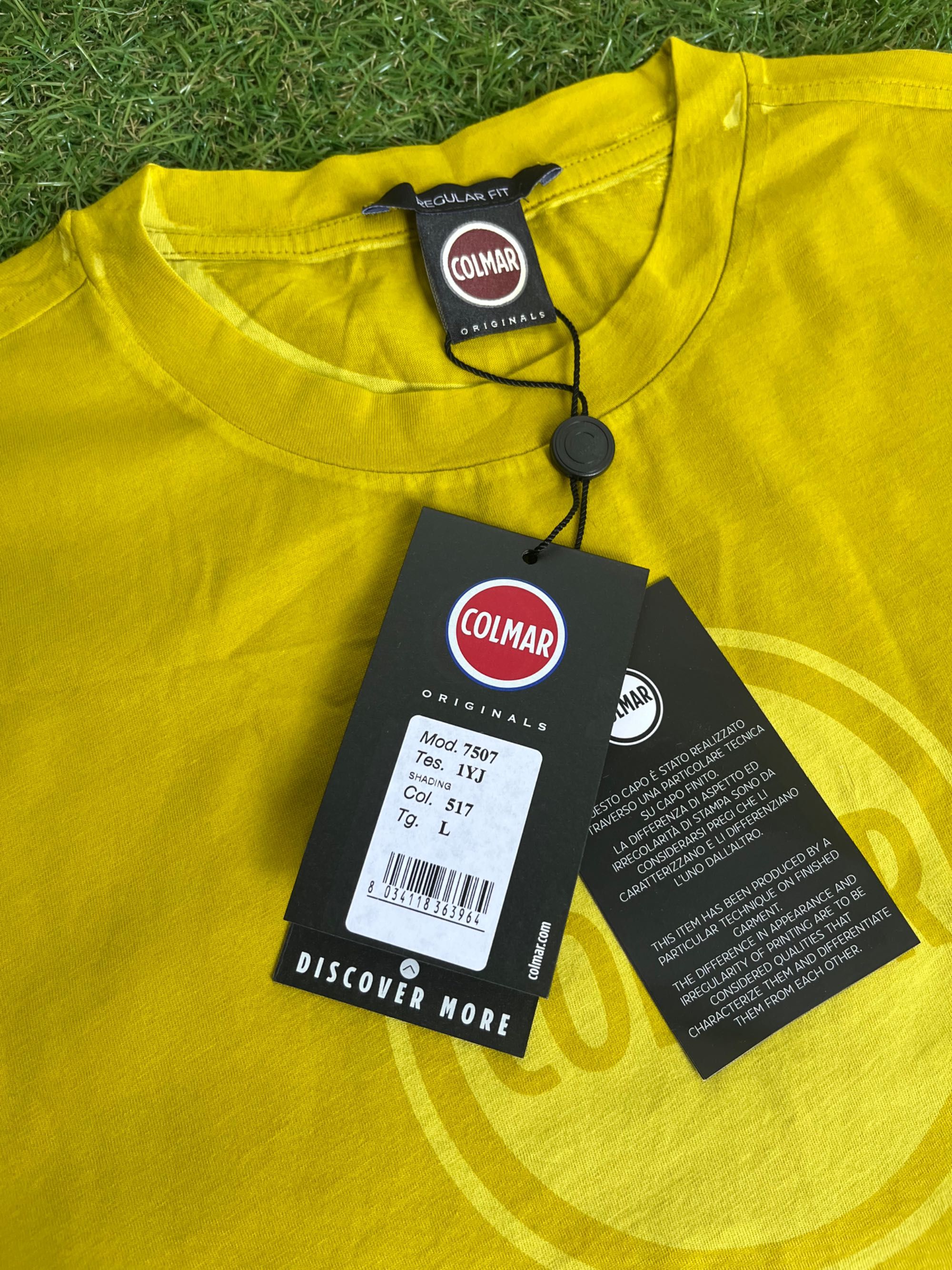 Мъжка блузка : COLMAR faded effect printed cotton / regular fit L
