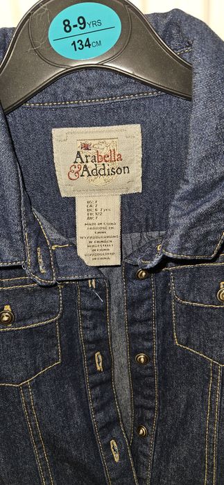 Rochie de blugi cu cordon fete