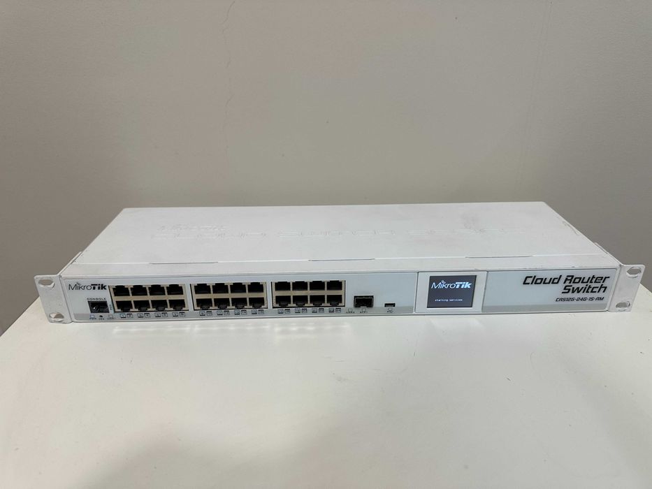 Рутер / Суич - Mikrotik CRS125-24G-1S-RM