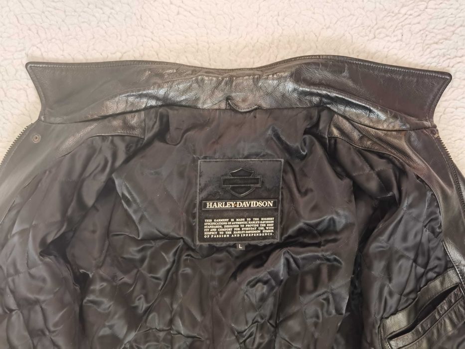 Geaca neagra barbati piele naturala Harley-Davidson