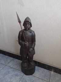 statueta lemn inaltime 74 cm