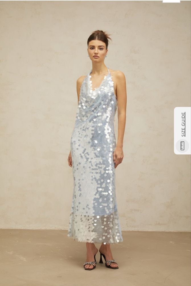 Rochie Miss Rosier lunga, nepurtata