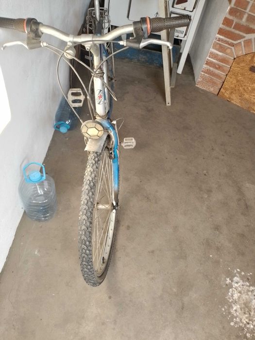 Vand bicicleta MTB TEHNIK culoare albastru cu gri metal