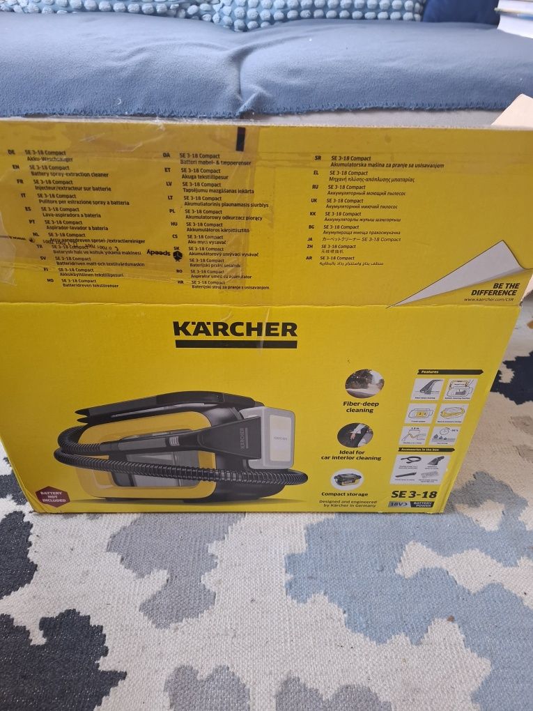 Акумулаторна перяща смукачка Kercher SE 3-18 Compact