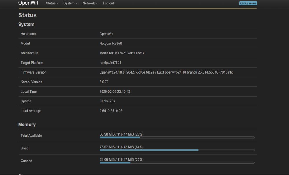 Router Netgear R6850