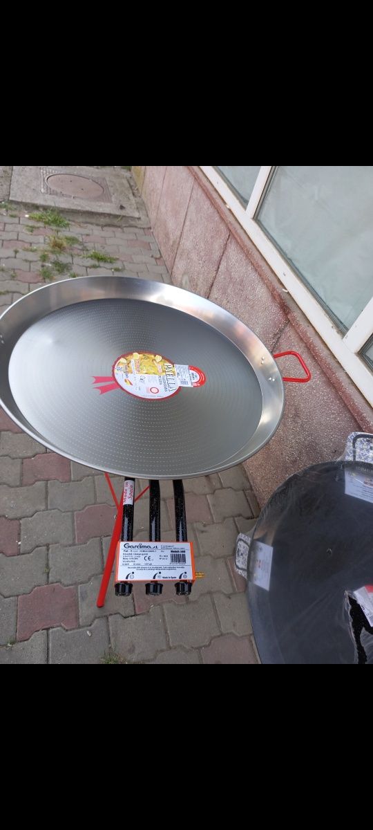 Tigaie Paella oțel finisat 42 cm 79 lei 30/34/36/38/40/46/50/55/60/65