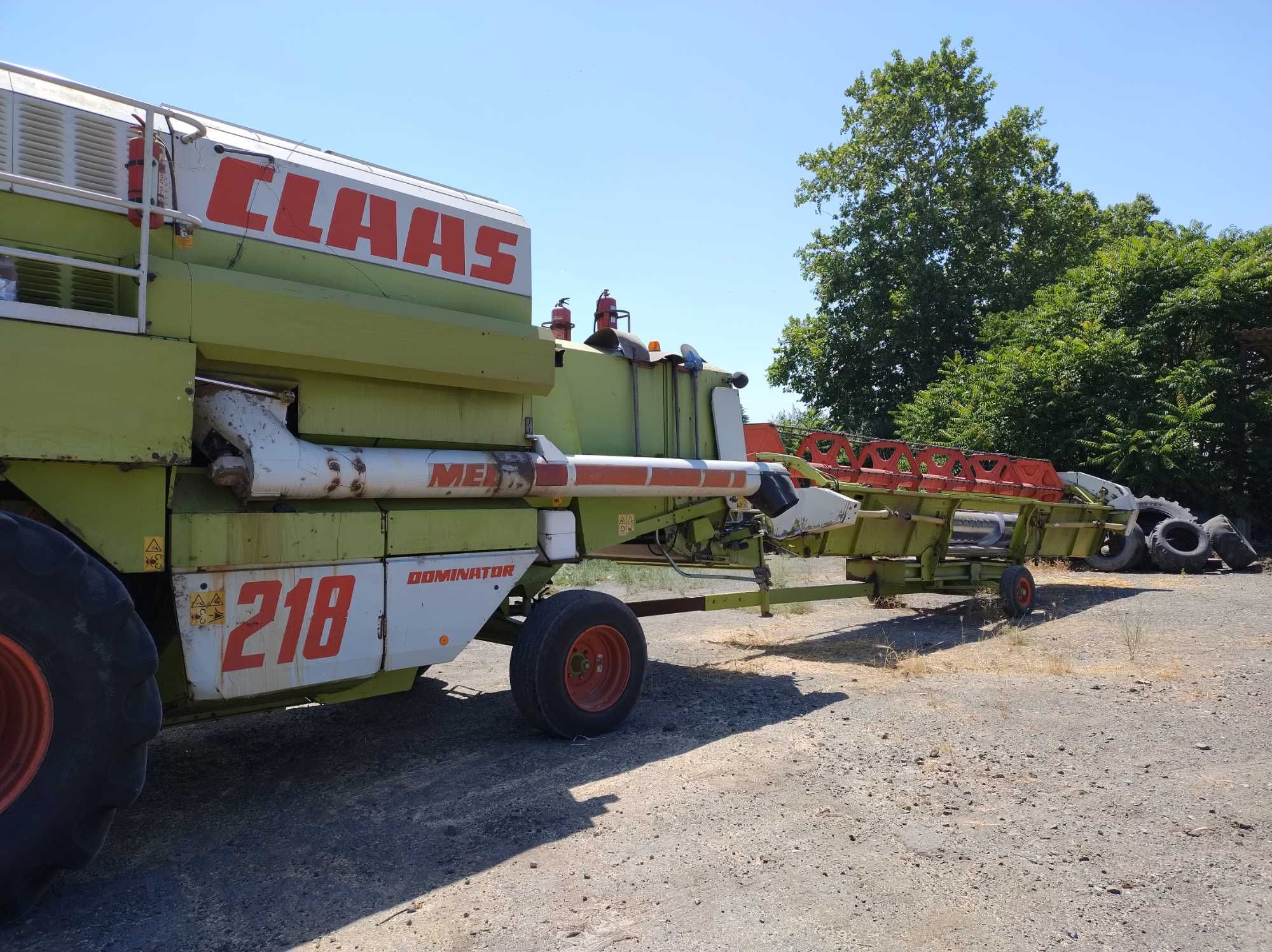 Claas mega 218 зърнокомбайн