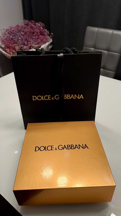 ОРИГИНАЛНА! Dolce & Gabbana малка чанта Sicily от телешка кожа