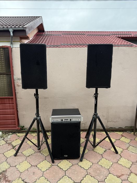 Sistem boxe profesionale  evenimente ca dynacord rcf fbt line array