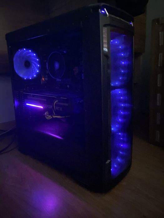 Геймърски компютър | AMD Ryzen 5 5600x, RTX 3060 TI, 16gb RAM, 600W