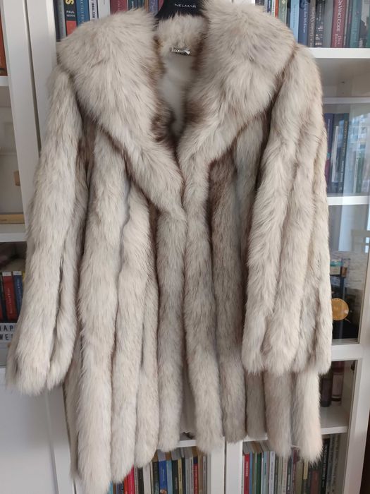 Haina de blana naturala - vulpe polara