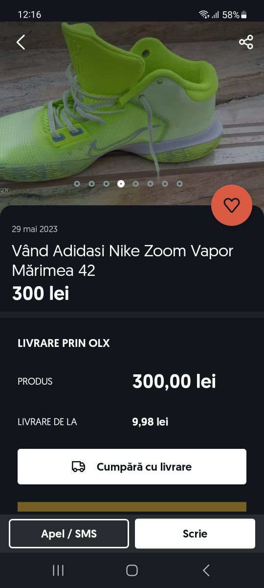 Vând Pantofii Sport Jordan Nike Adidas mărimea 42 Preț 250lei