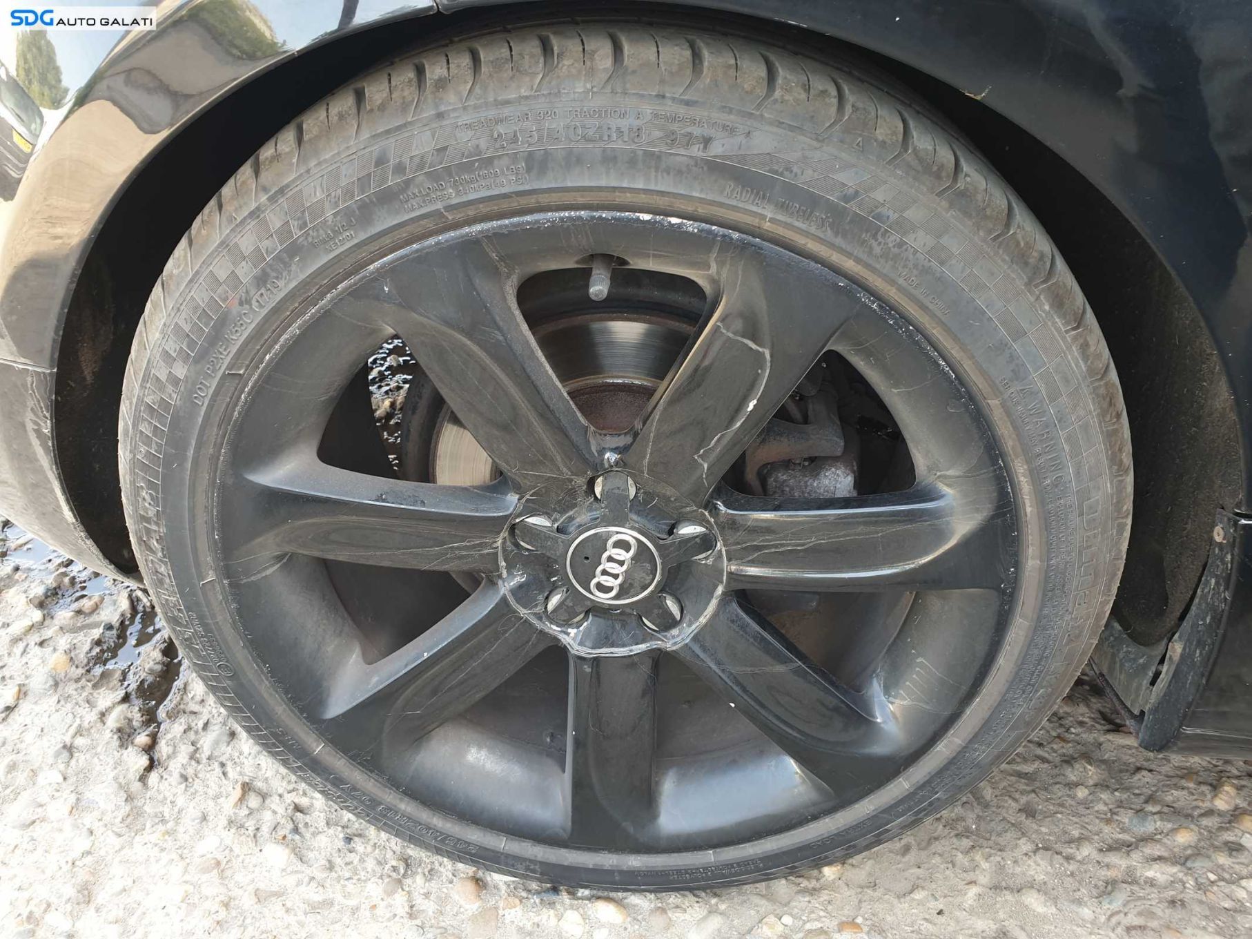 Set 4 Jante Roti Aliaj 5x112 245 40 18 R18 9Jx18H2 ET52 Audi A4 B7 2005 - 2008 Cod 8J0601025AC