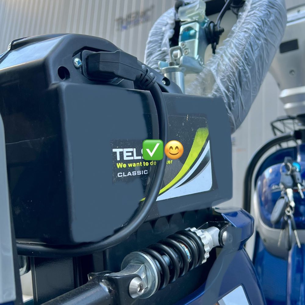 Електрически скутер TBSLD BIG NEW двойна седалка и педали TelStar 2025