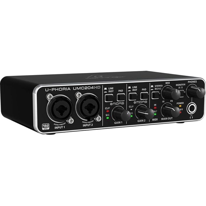 Behringer UPhoria UMC204HD Аудио Интерфейс Звукова Карта