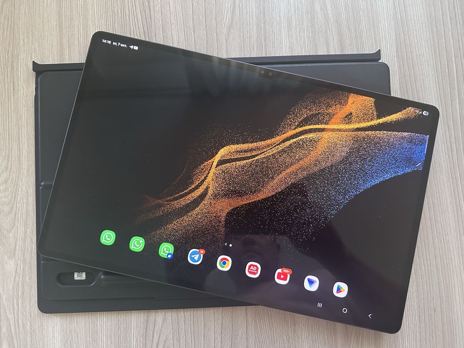 Samsung Galaxy Tab S8 Ultra 14.6” | SIM + microSD | клавиатура и чехол