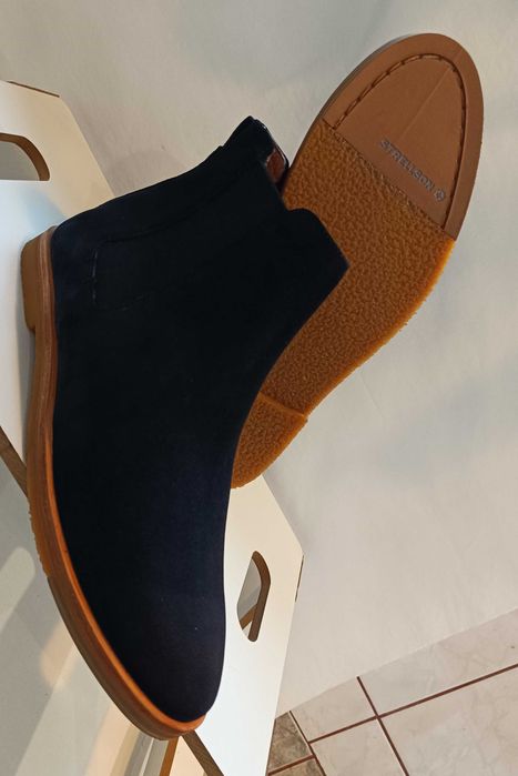 Ghete chelsea 43 premium Strellson NOI piele naturala moale