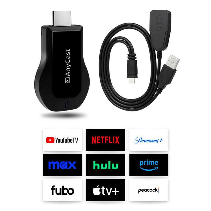 Anycast M9 plus беспроводной HDMI-WiFi адаптер Miracast/MiraScreen