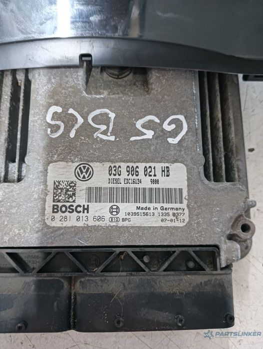 Kit pornire VOLKSWAGEN GOLF V Variant (1K5) [ 2007 - 2009 ] TDI (BLS, BXE) 77KW|105HP BOSCH 0281013606 OEM 03g906021hb