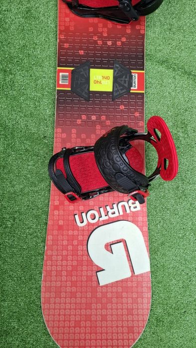 Placa snowboard Burton 140 cm cu legaturi snowboard Union