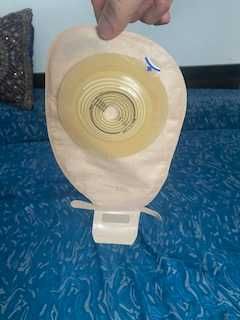 Pungi Colostomie/Colostoma din silicon cu evacuare