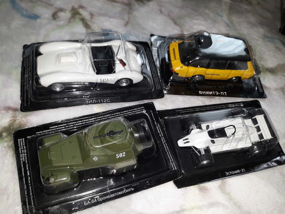 Соц Deagostini 1.43 Uaz Lada Polonez Moskvich Fiат Trabant Volga Nysa