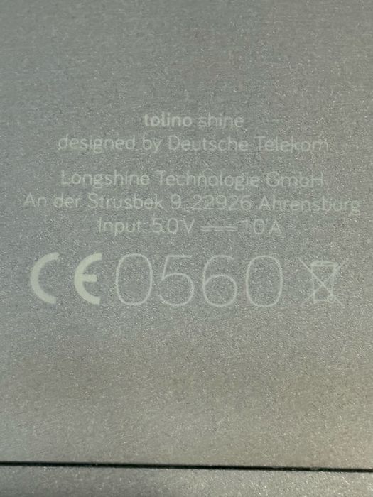 E-book reader Tolino shine, wifi, touchscreen iluminat, 4gb