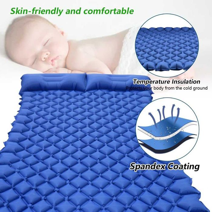 Saltea camping, gomflabila, 2 Persoane, 200x130CM, Redus de la 250RON