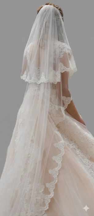 Voal de mireasa lung