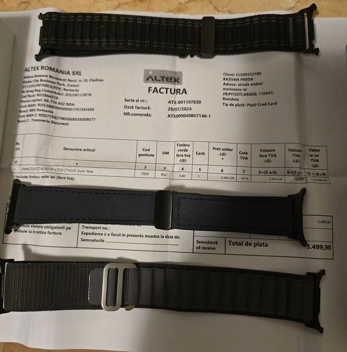Galaxy watch 7 Ultra IMPECABIL