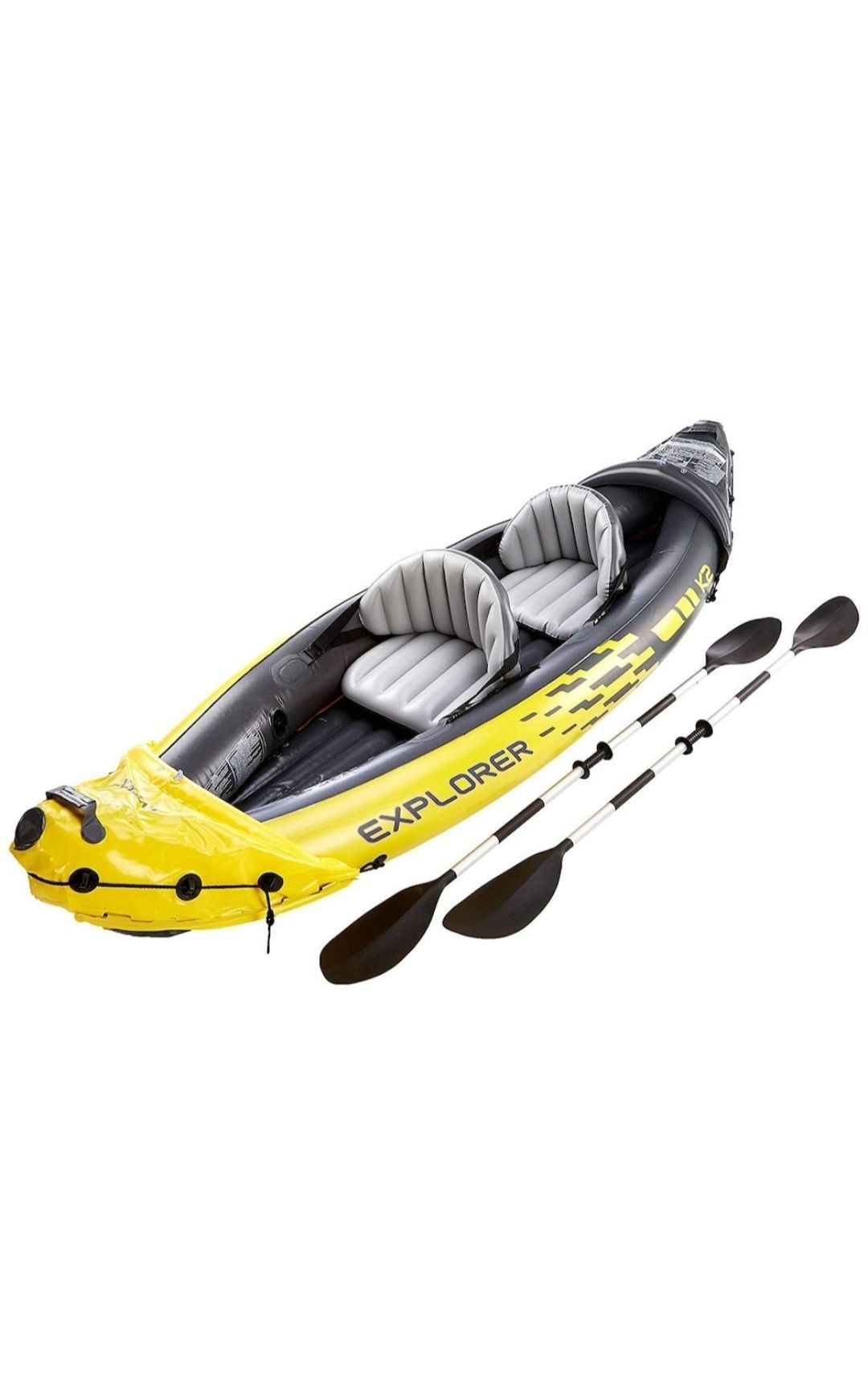 Caiac gonflabil Intex Explorer K2, set complet