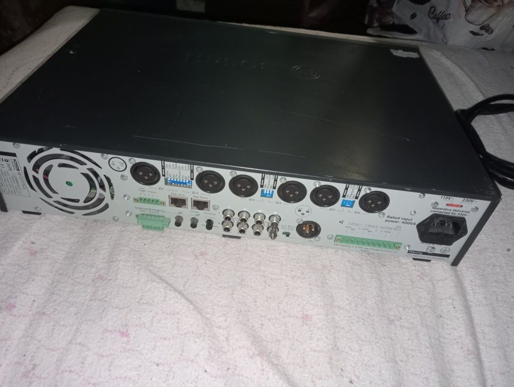 Amplificator-mixer 100V, 2 zone Bosch PLE-2MA120-EU