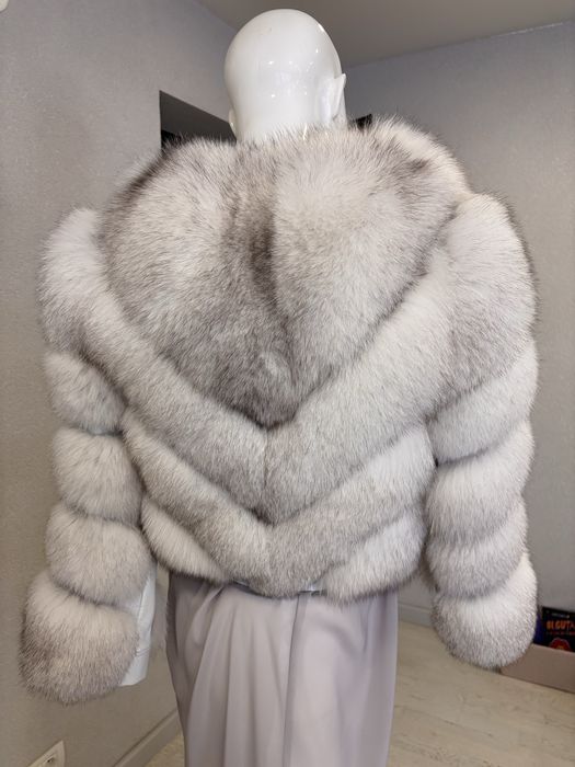 Haina cu blana naturala deosebita Mas S si M