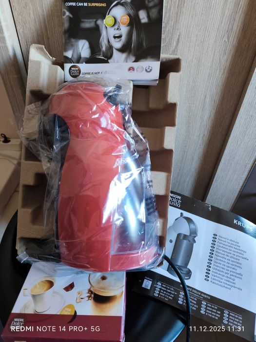 Чисто нова КАФЕ-МАШИНА KRUPS Dolce Gusto на капсули