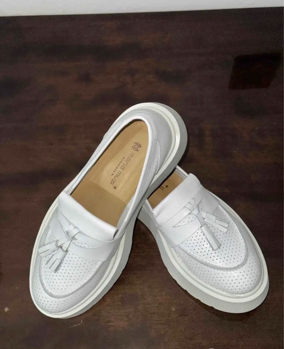 Лоферы из натуротной кожи