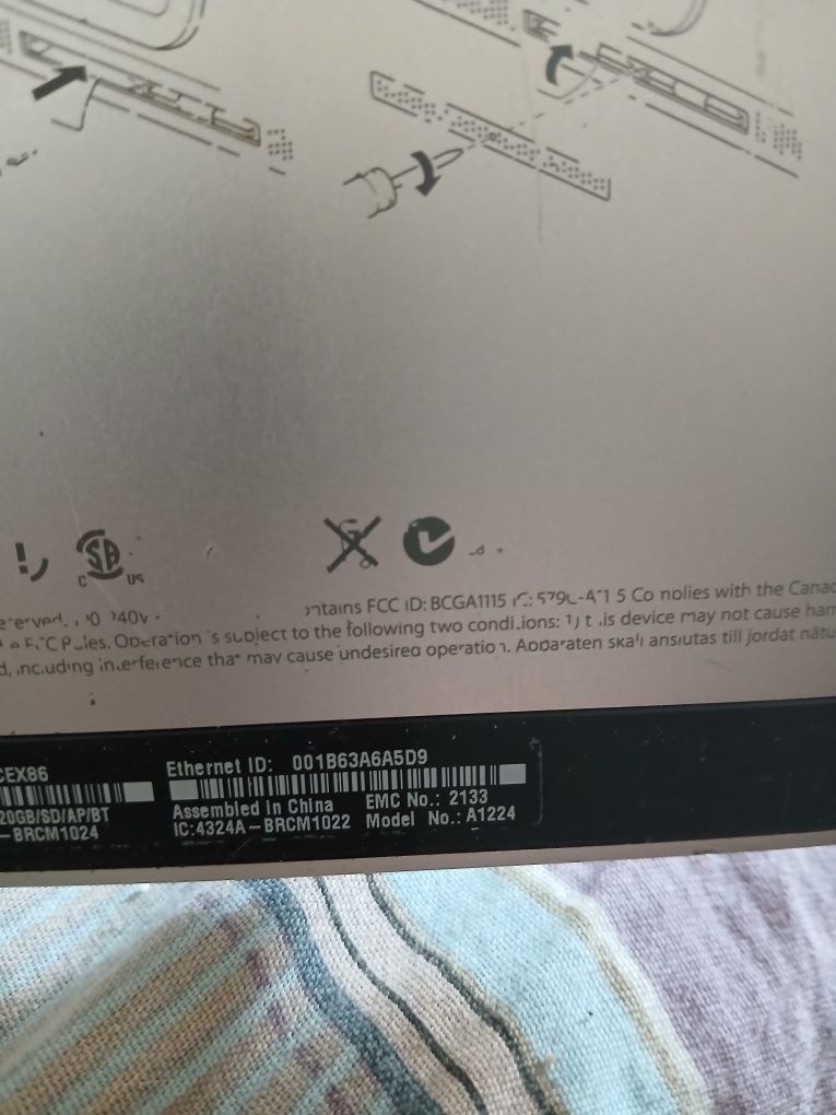 IMac model N A1224