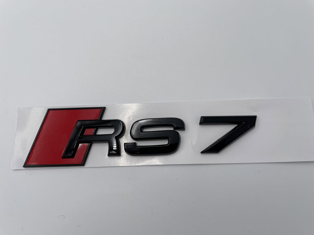 Emblema Audi RS7 spate negru