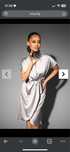 Сребриста рокля LUCY Fashion