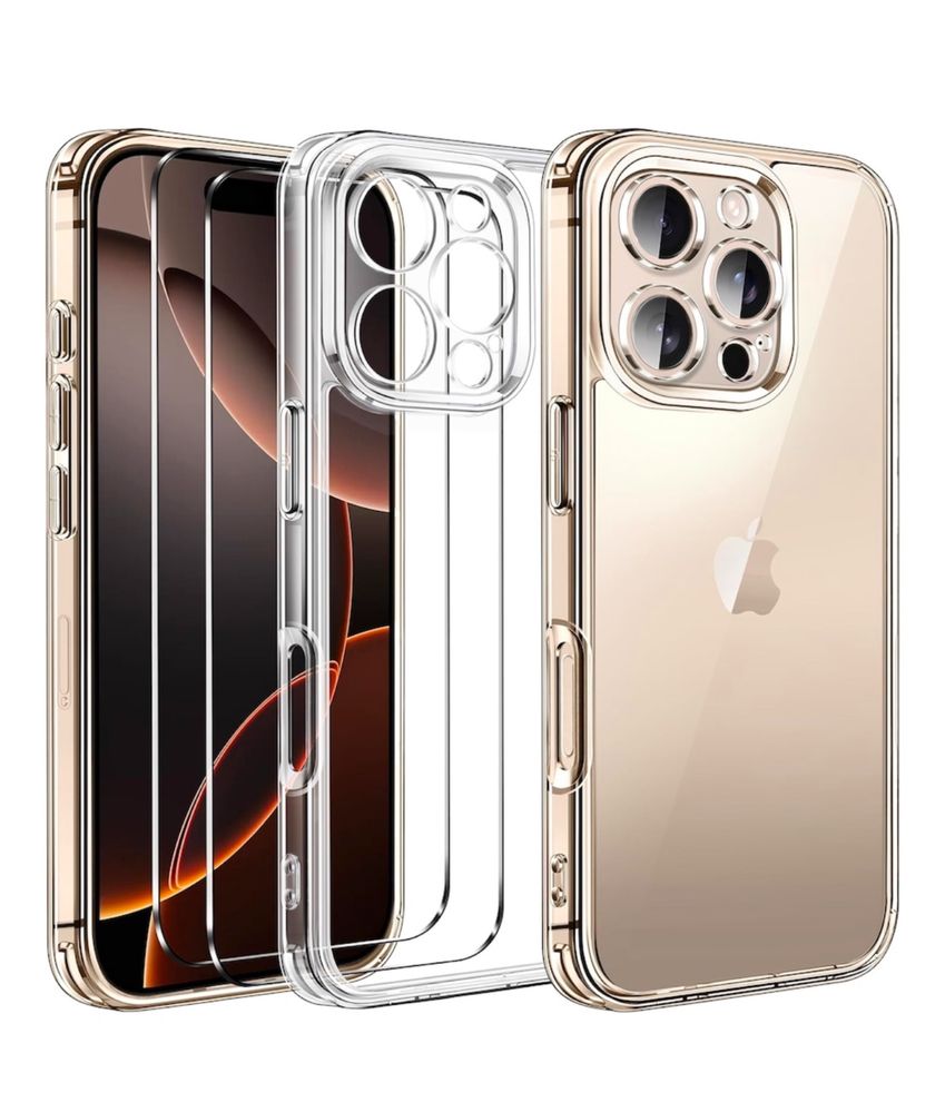 Iphone 16/16 PRO/16 PLUS/PRO MAX - Husa TPU Clear Camera Cover Complet