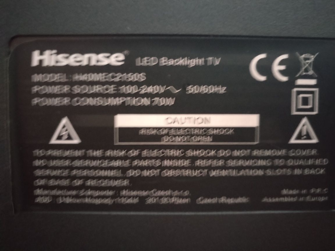 Tv hisense dysplei defect pt piese