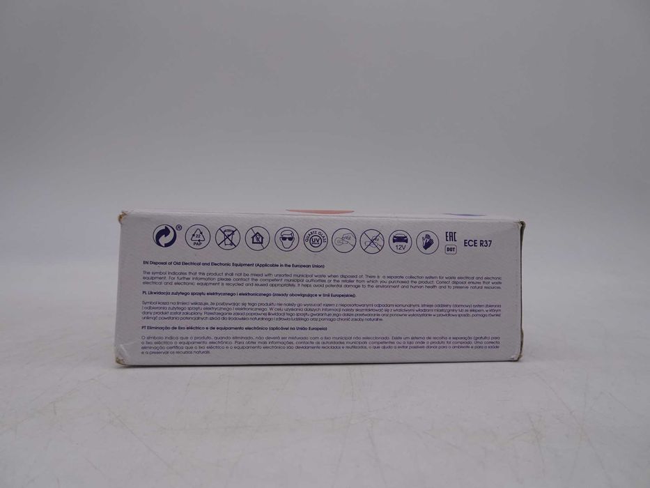 Set 10 becuri halogen auto, M-Tech, P21/5W, 12V, 5W, Rosu