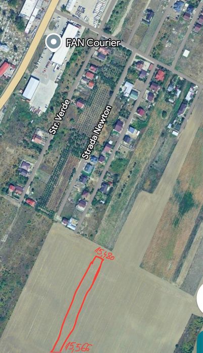 Vand teren intravilan in spate la fan courier Focsani