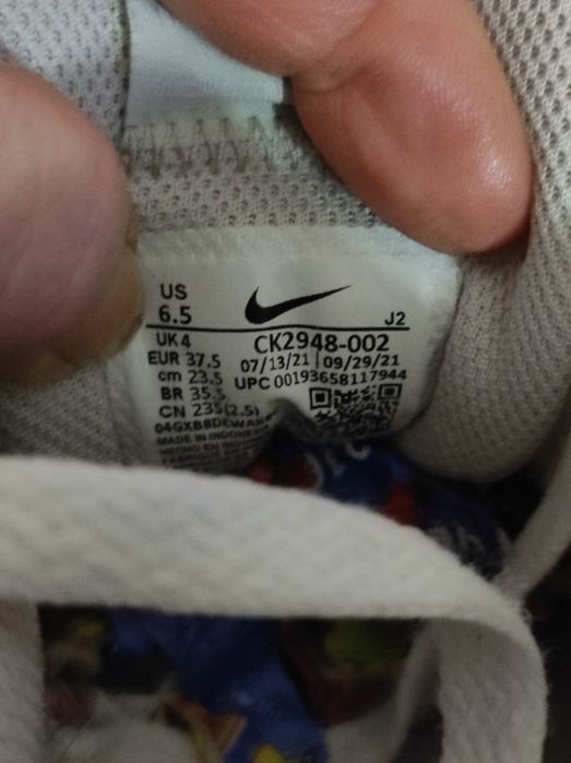 Маратонки nike uk 4 eur 37.5